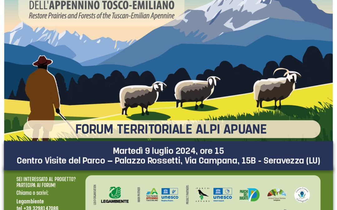 Praterie delle Alpi Apuane da Salvare – 09.07.2024 Forum a Seravezza (LU) – Progetto APE TOE